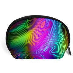 Psychedelic Swirl Trippy Abstract Art Accessory Pouch (large)