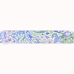 Colorful Pastel Floral Swirl Watercolor Pattern Small Bar Mats by SpinnyChairDesigns