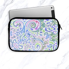 Colorful Pastel Floral Swirl Watercolor Pattern Apple Ipad Mini Zipper Cases by SpinnyChairDesigns