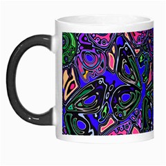 Purple Abstract Butterfly Pattern Morph Mugs by SpinnyChairDesigns