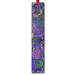 Purple Abstract Butterfly Pattern Large Book Marks by SpinnyChairDesigns