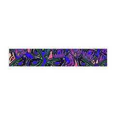 Purple Abstract Butterfly Pattern Flano Scarf (mini) by SpinnyChairDesigns