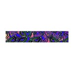 Purple Abstract Butterfly Pattern Flano Scarf (Mini) Front