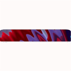 Red Blue Zig Zag Waves Pattern Small Bar Mats