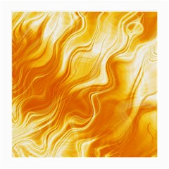 Gold Flames Pattern Medium Glasses Cloth