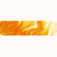 Gold Flames Pattern Large Bar Mats by SpinnyChairDesigns