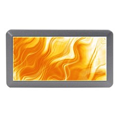 Gold Flames Pattern Memory Card Reader (mini) by SpinnyChairDesigns