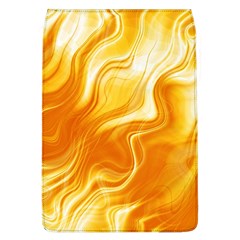 Gold Flames Pattern Removable Flap Cover (l) by SpinnyChairDesigns