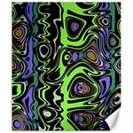 Green and Black Abstract Pattern Canvas 20  x 24  19.57 x23.15  Canvas - 1