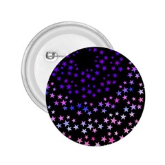 Purple Stars On Black Pattern 2 25  Buttons