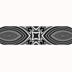 Black And White Intricate Pattern Large Bar Mats by SpinnyChairDesigns