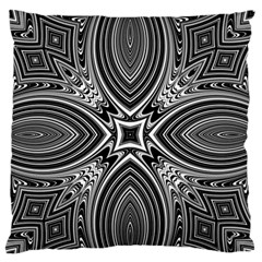 Black And White Intricate Pattern Standard Flano Cushion Case (one Side) by SpinnyChairDesigns