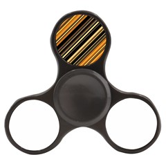 Black And Yellow Stripes Pattern Finger Spinner by SpinnyChairDesigns