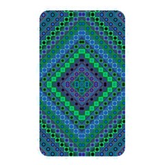 Blue Green Diamond Pattern Memory Card Reader (rectangular) by SpinnyChairDesigns