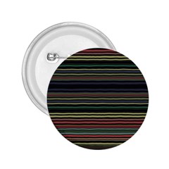 Dark Rust Red And Green Stripes Pattern 2 25  Buttons by SpinnyChairDesigns