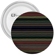 Dark Rust Red And Green Stripes Pattern 3  Buttons by SpinnyChairDesigns