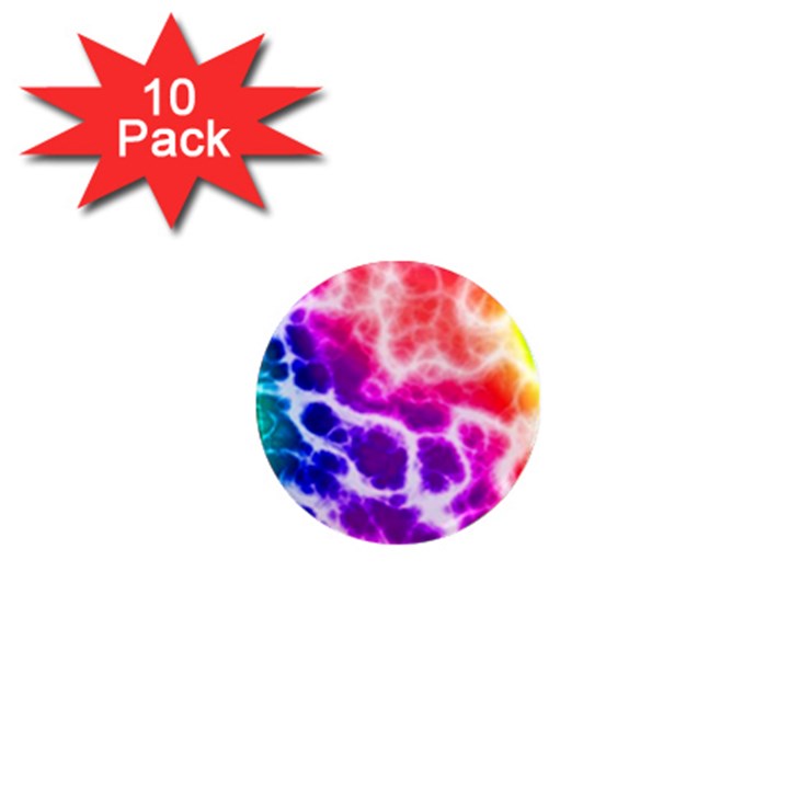 Colorful Tie Dye Pattern Texture 1  Mini Magnet (10 pack) 