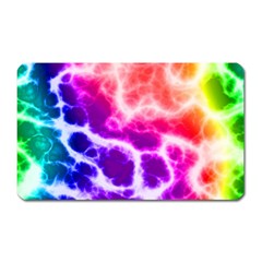 Colorful Tie Dye Pattern Texture Magnet (rectangular) by SpinnyChairDesigns