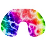 Colorful Tie Dye Pattern Texture Travel Neck Pillow Front