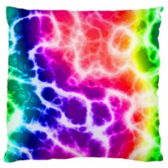 Colorful Tie Dye Pattern Texture Standard Flano Cushion Case (one Side) by SpinnyChairDesigns