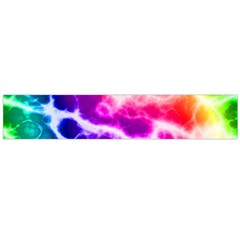 Colorful Tie Dye Pattern Texture Large Flano Scarf  by SpinnyChairDesigns