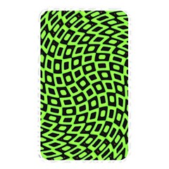 Abstract Black And Green Checkered Pattern Memory Card Reader (rectangular) by SpinnyChairDesigns