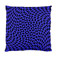 Abstract Black And Purple Checkered Pattern Standard Cushion Case (one Side) by SpinnyChairDesigns