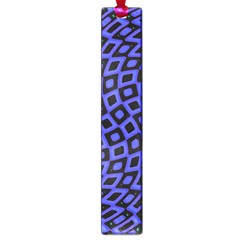 Abstract Black and Purple Checkered Pattern Large Book Marks