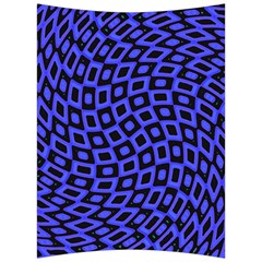 Abstract Black and Purple Checkered Pattern Back Support Cushion