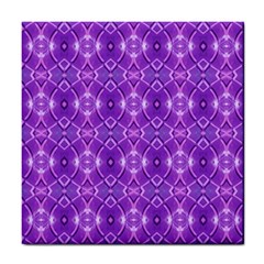 Geometric Galaxy Pattern Print Tile Coaster