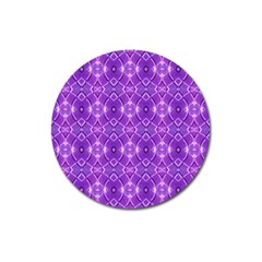 Geometric Galaxy Pattern Print Magnet 3  (round) by dflcprintsclothing