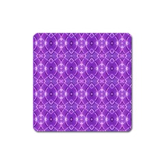 Geometric Galaxy Pattern Print Square Magnet