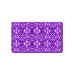 Geometric Galaxy Pattern Print Magnet (name Card) by dflcprintsclothing