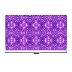 Geometric Galaxy Pattern Print Business Card Holder