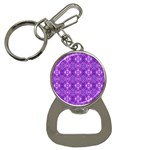 Geometric Galaxy Pattern Print Bottle Opener Key Chain Front