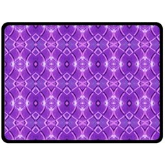 Geometric Galaxy Pattern Print Fleece Blanket (Large) 