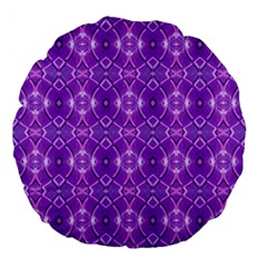 Geometric Galaxy Pattern Print Large 18  Premium Flano Round Cushions