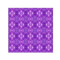 Geometric Galaxy Pattern Print Small Satin Scarf (Square)