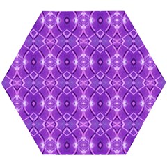 Geometric Galaxy Pattern Print Wooden Puzzle Hexagon