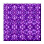 Geometric Galaxy Pattern Print Tile Coaster Front