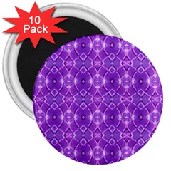 Geometric Galaxy Pattern Print 3  Magnets (10 Pack)  by dflcprintsclothing