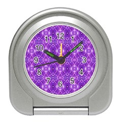 Geometric Galaxy Pattern Print Travel Alarm Clock by dflcprintsclothing