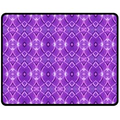 Geometric Galaxy Pattern Print Double Sided Fleece Blanket (medium) 