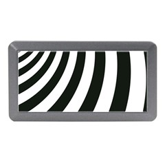 Black And White Zebra Stripes Pattern Memory Card Reader (mini) by SpinnyChairDesigns