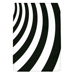 Black And White Zebra Stripes Pattern Removable Flap Cover (s) by SpinnyChairDesigns