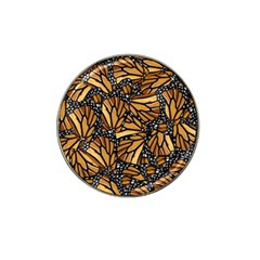 Monarch Butterfly Wings Pattern Hat Clip Ball Marker