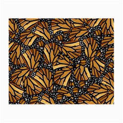 Monarch Butterfly Wings Pattern Small Glasses Cloth by SpinnyChairDesigns