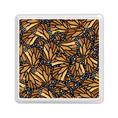 Monarch Butterfly Wings Pattern Memory Card Reader (square) by SpinnyChairDesigns