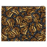 Monarch Butterfly Wings Pattern Cosmetic Bag (XXXL) Back