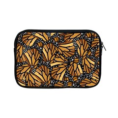 Monarch Butterfly Wings Pattern Apple Ipad Mini Zipper Cases by SpinnyChairDesigns